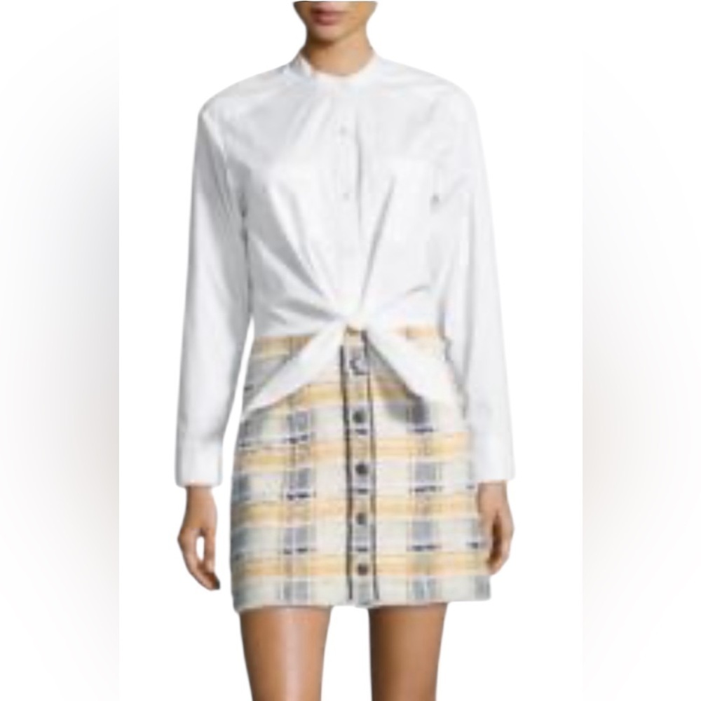 VERONICA BEARD Aurelia Tweed Shirt Dress Sz 4
